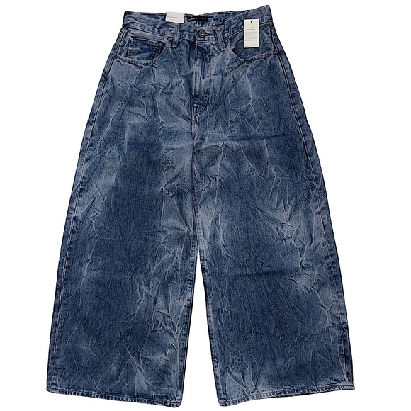 Levi's® Made & Crafted® Wide Barrel Women’s Jeans Sweetwater - Medium Stone Wash - Picture 1 of 16